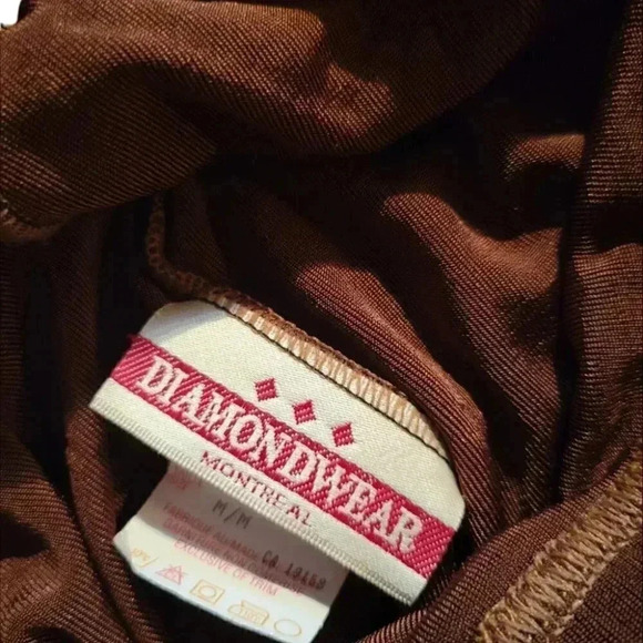 DIAMOND WEAR Floor Length Maxi Pencil Skirt & Sleeveless Top Brown Tones Med - Picture 8 of 13